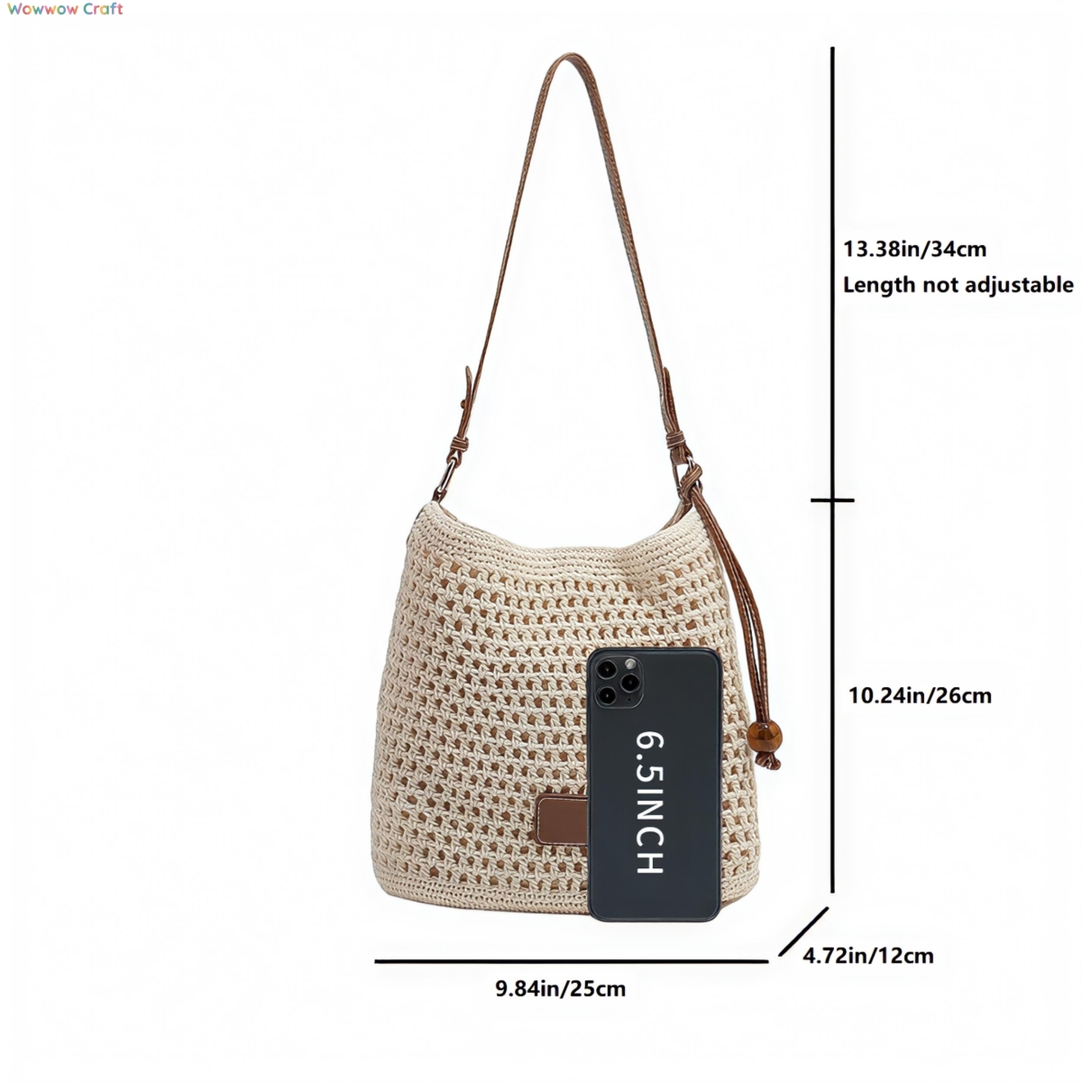Crochet Bags,Crossbodies,Shoulder Bags,Crocheted shoulder bag with eco-leather straps - Beach Crochet Bags
